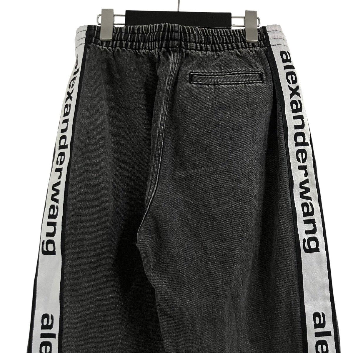 ALEXANDER WANG テープロゴデニムパンツ 古着・中古-4枚目のアイテム画像