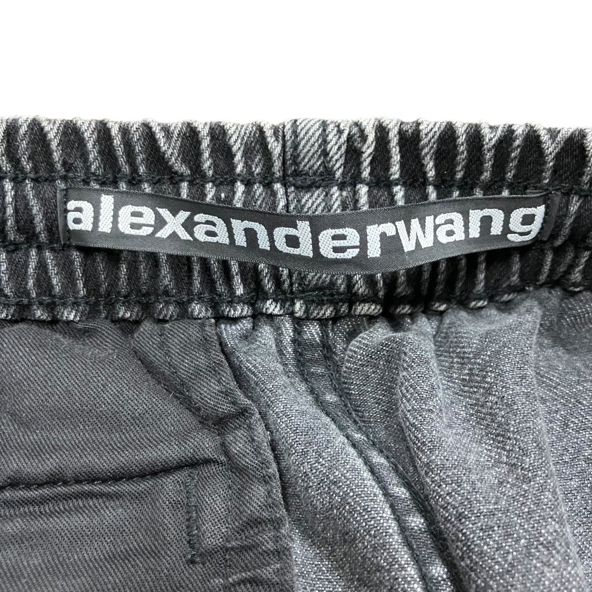ALEXANDER WANG テープロゴデニムパンツ 古着・中古-5枚目のアイテム画像