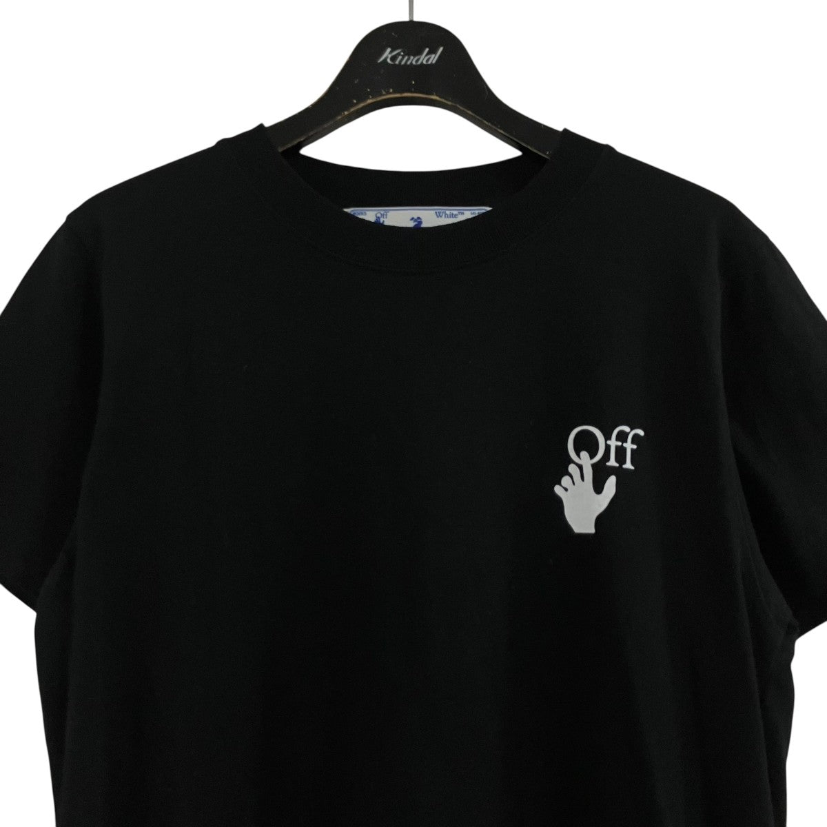 OFFWHITE バックバイヤスプリントTシャツ 古着・中古-2枚目のアイテム画像