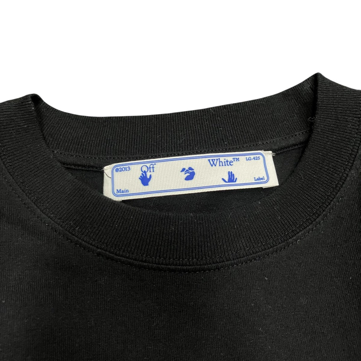 OFFWHITE バックバイヤスプリントTシャツ 古着・中古-5枚目のアイテム画像