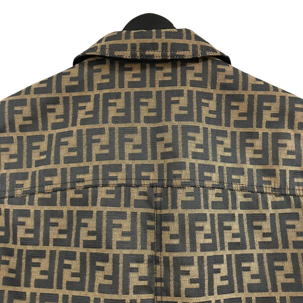FENDI ジップアップズッカ柄リバーシブルベスト 古着・中古-4枚目のアイテム画像