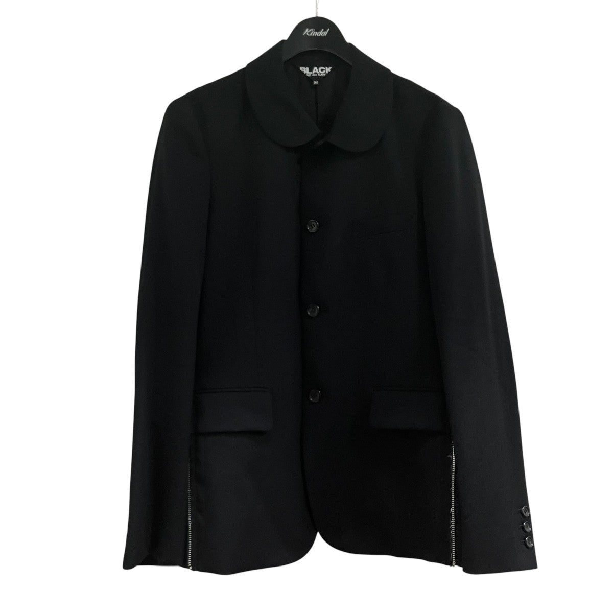 BLACK COMME des GARCONS ウールギャバジン ジャケット 古着・中古-1枚目のアイテム画像