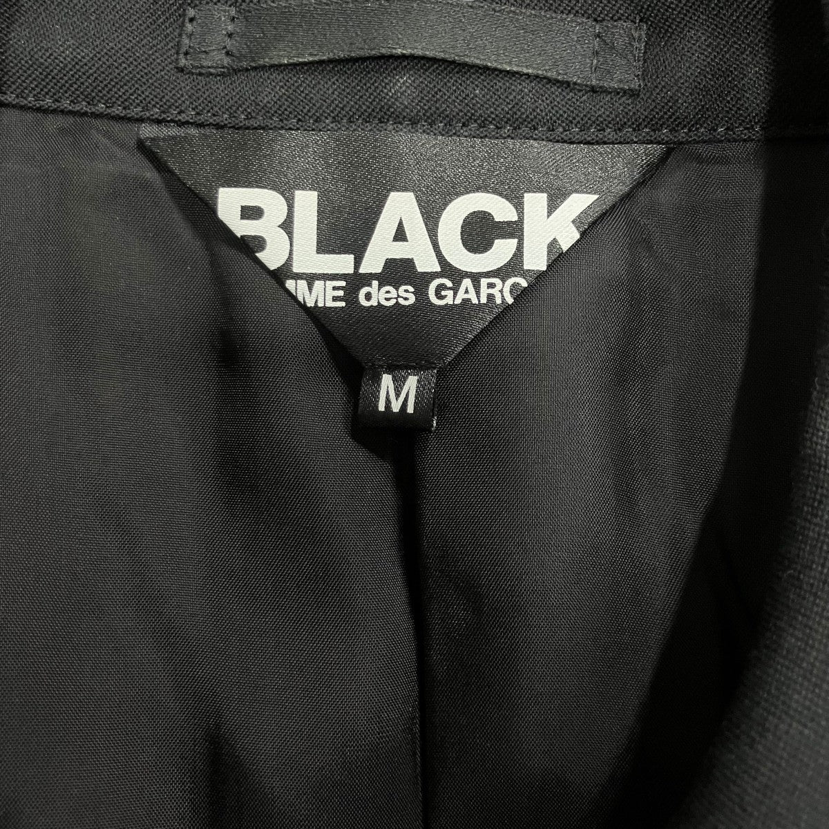 BLACK COMME des GARCONS ウールギャバジン ジャケット 古着・中古-6枚目のアイテム画像