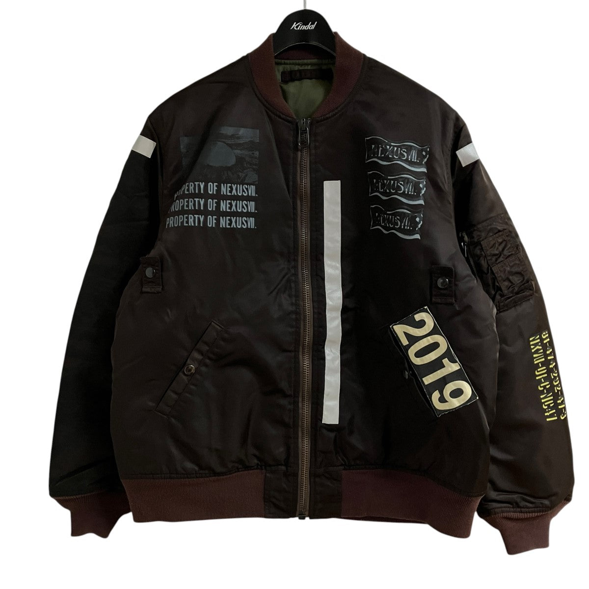 NEXUSVII×AKIRA 総柄パッチワークブルゾン 古着・中古-1枚目のアイテム画像