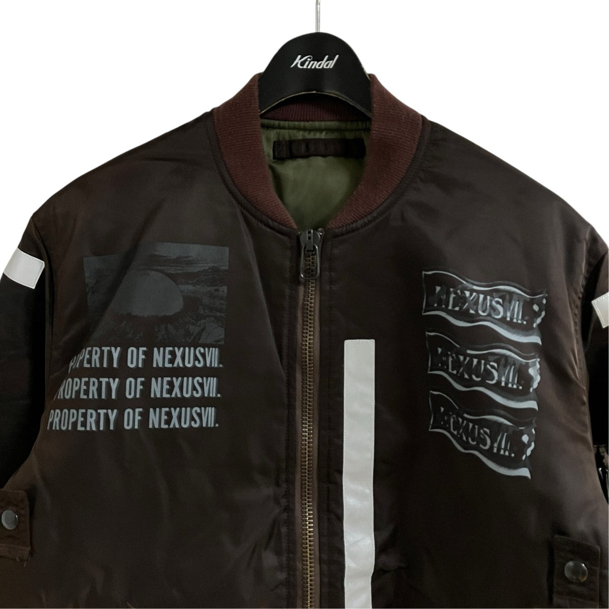 NEXUSVII×AKIRA 総柄パッチワークブルゾン 古着・中古-2枚目のアイテム画像
