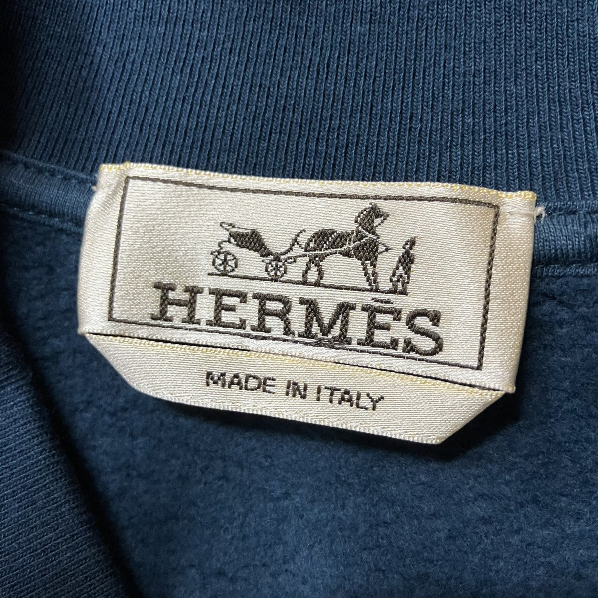 HERMES テディブルゾン クルー・ド・セル 古着・中古-5枚目のアイテム画像