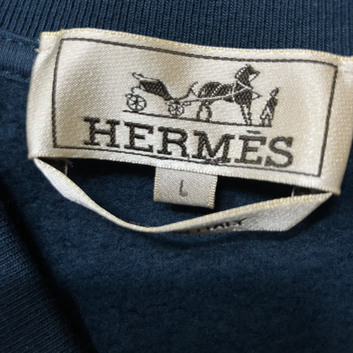 HERMES テディブルゾン クルー・ド・セル 古着・中古-6枚目のアイテム画像
