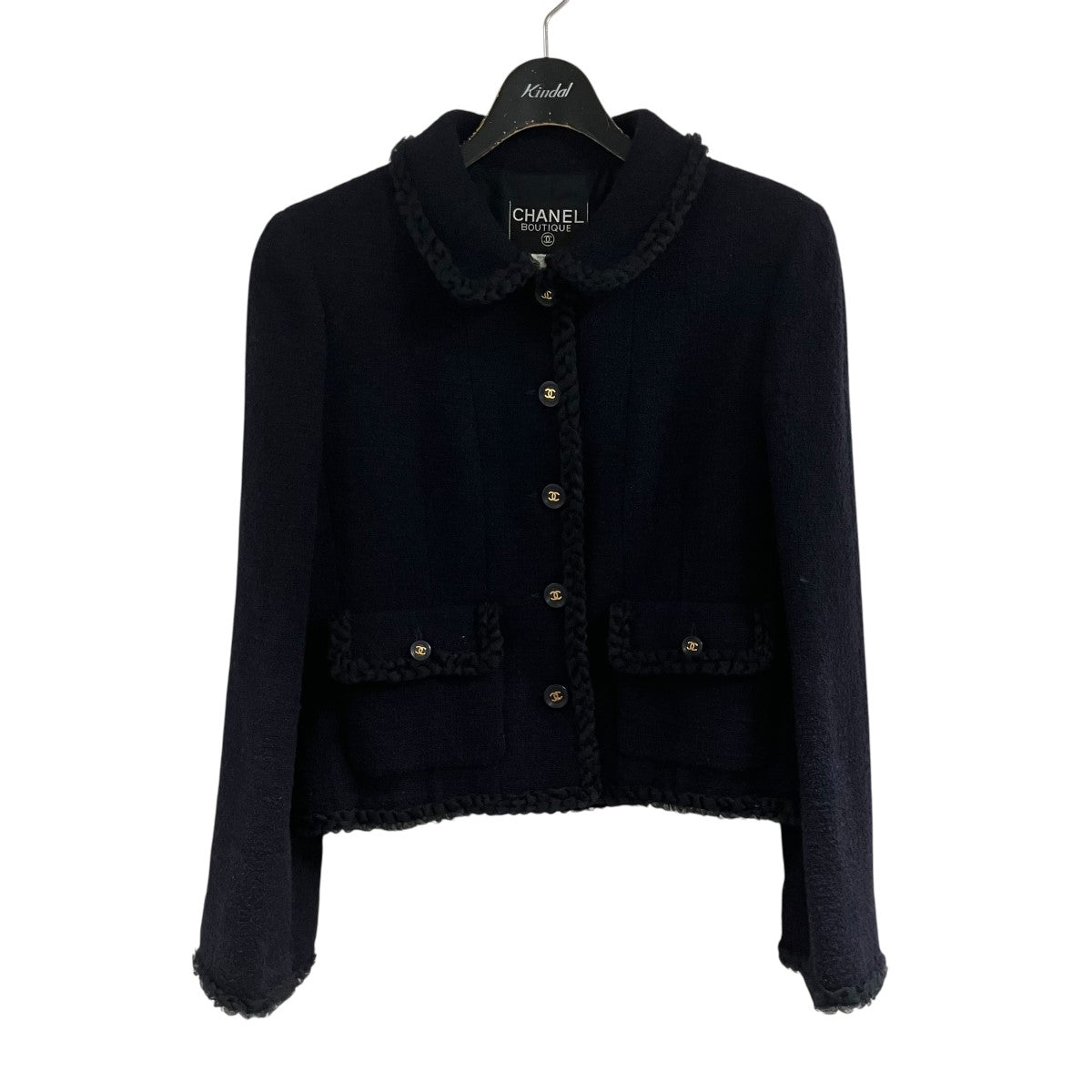 CHANEL ツイードジャケット 古着・中古-1枚目のアイテム画像