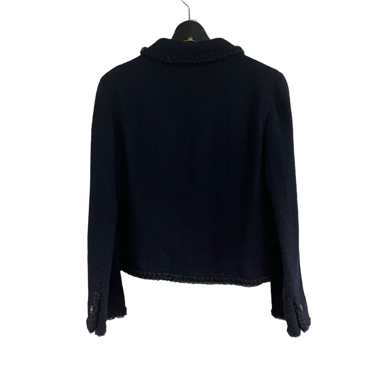CHANEL ツイードジャケット 古着・中古-3枚目のアイテム画像