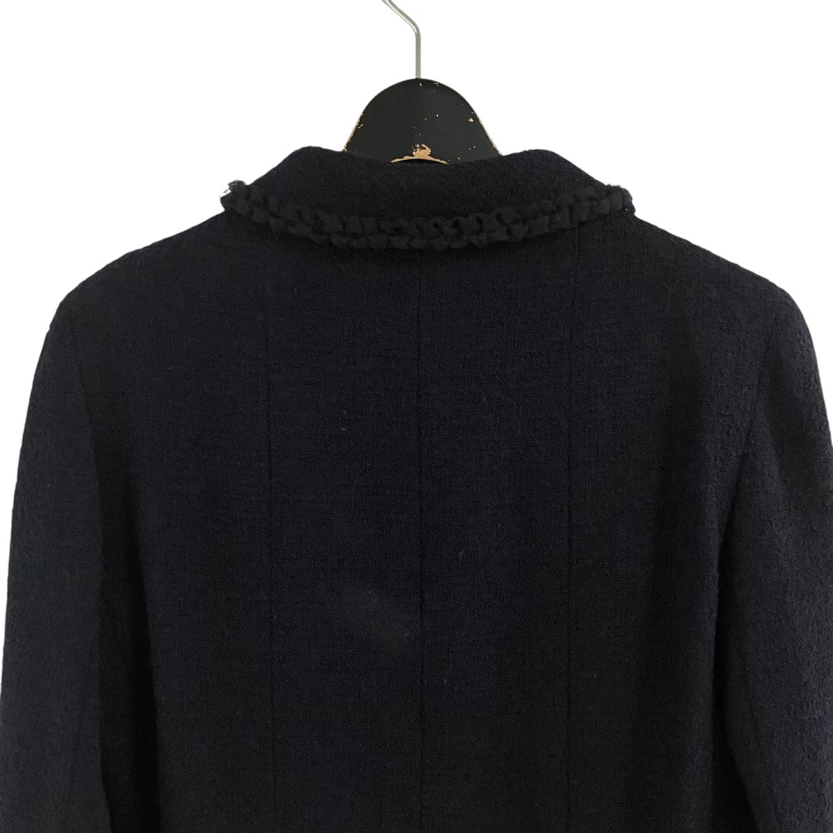 CHANEL ツイードジャケット 古着・中古-4枚目のアイテム画像