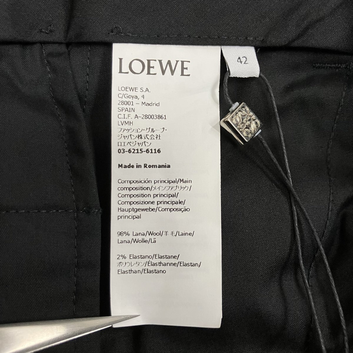 LOEWE スラックス 古着・中古-7枚目のアイテム画像