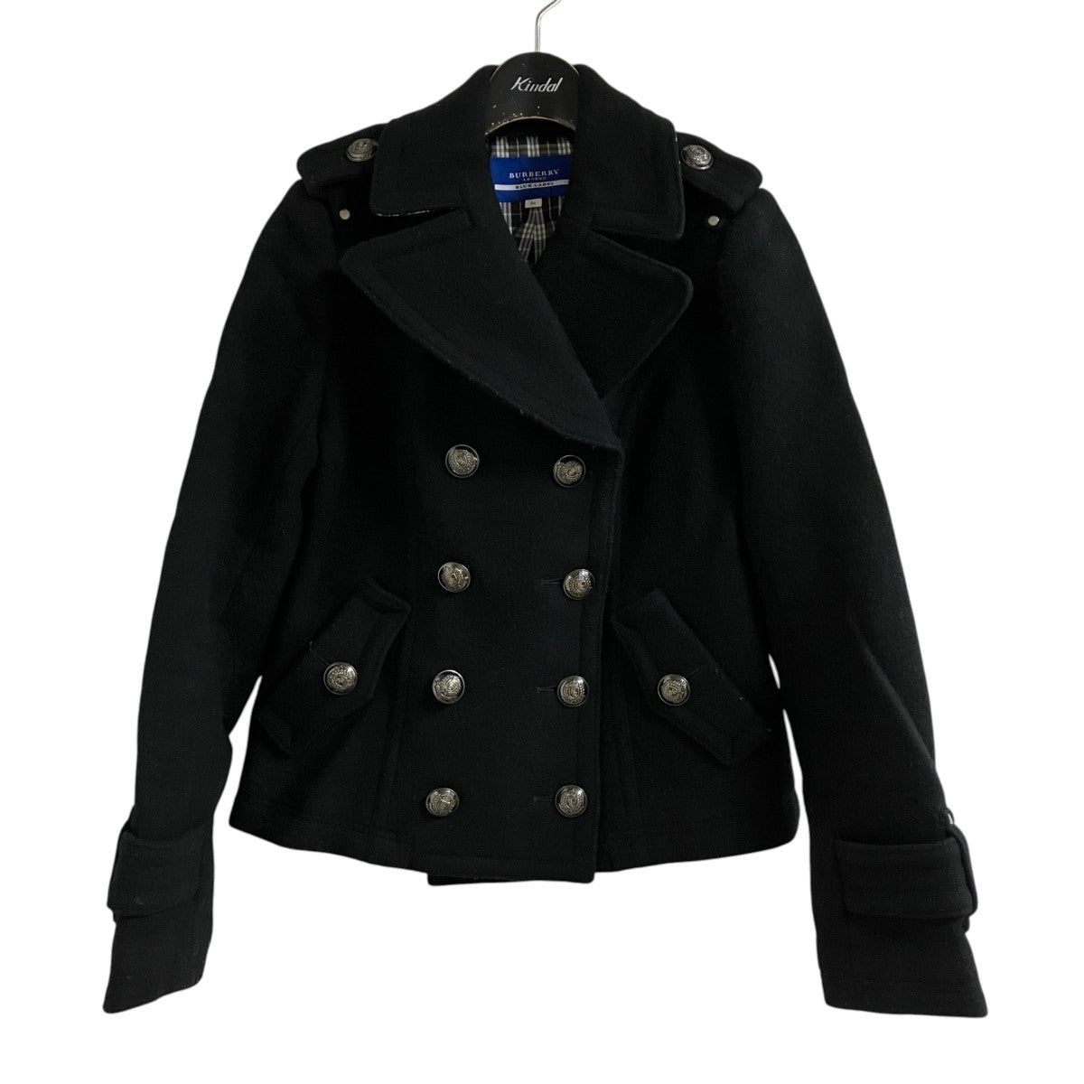 BURBERRY BLUE LABEL メタルボタンPコート 古着・中古-1枚目のアイテム画像
