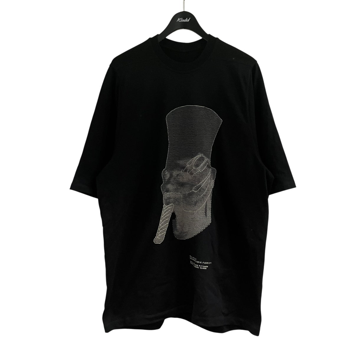RICK OWENS ヘビーウェイトプリントTシャツ 古着・中古-1枚目のアイテム画像