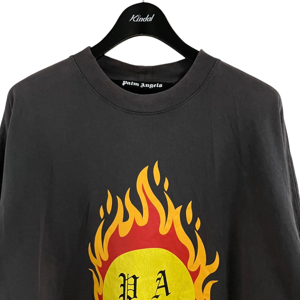 Palm Angels ファイアープリントTシャツ 古着・中古-2枚目のアイテム画像