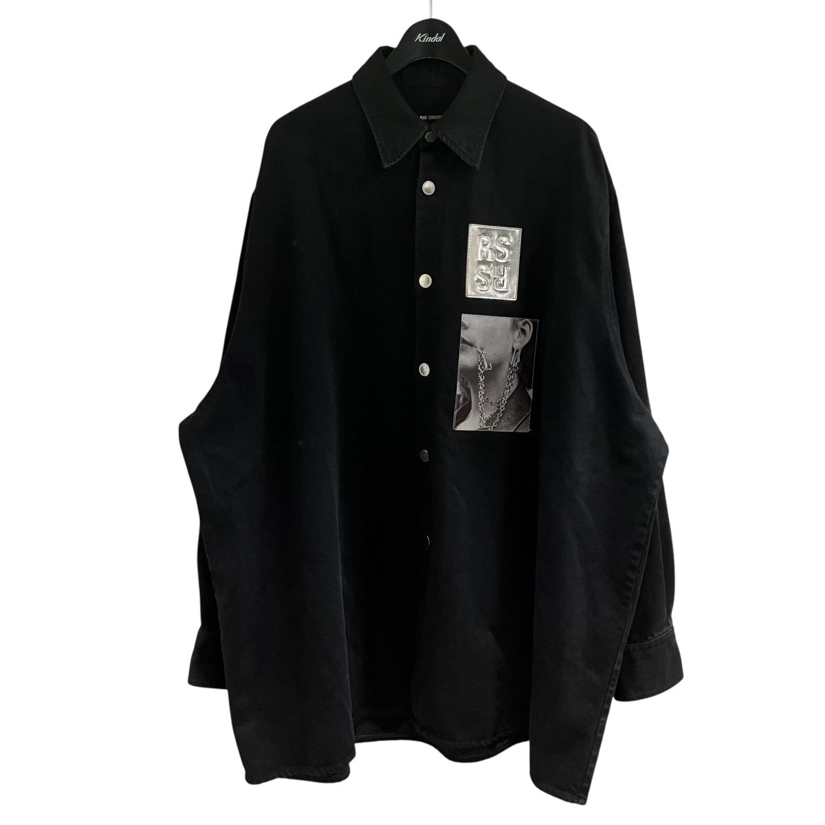 RAF SIMONS(ラフシモンズ) デニムシャツジャケット 191-248 ブラック