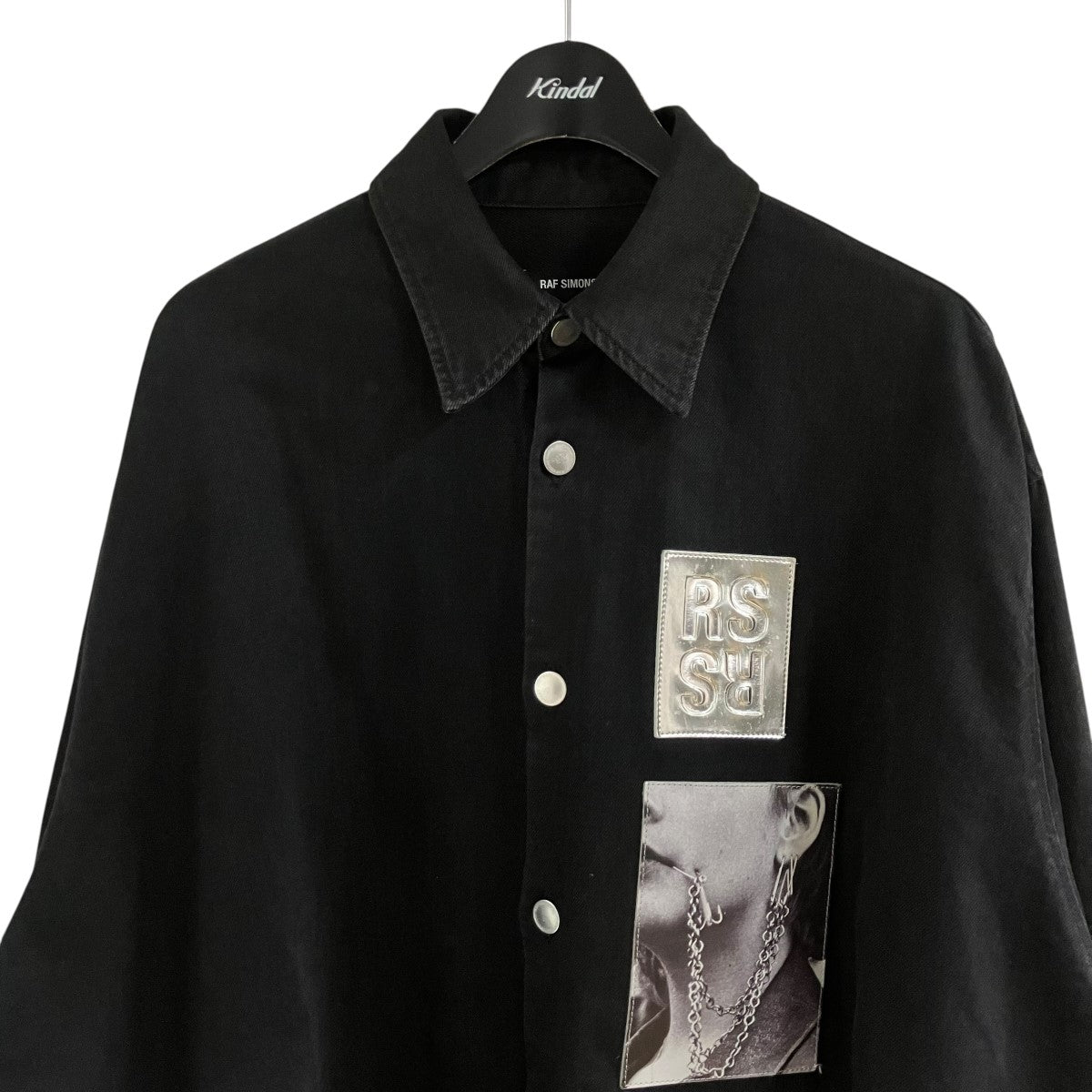 RAF SIMONS(ラフシモンズ) デニムシャツジャケット 191-248 ブラック