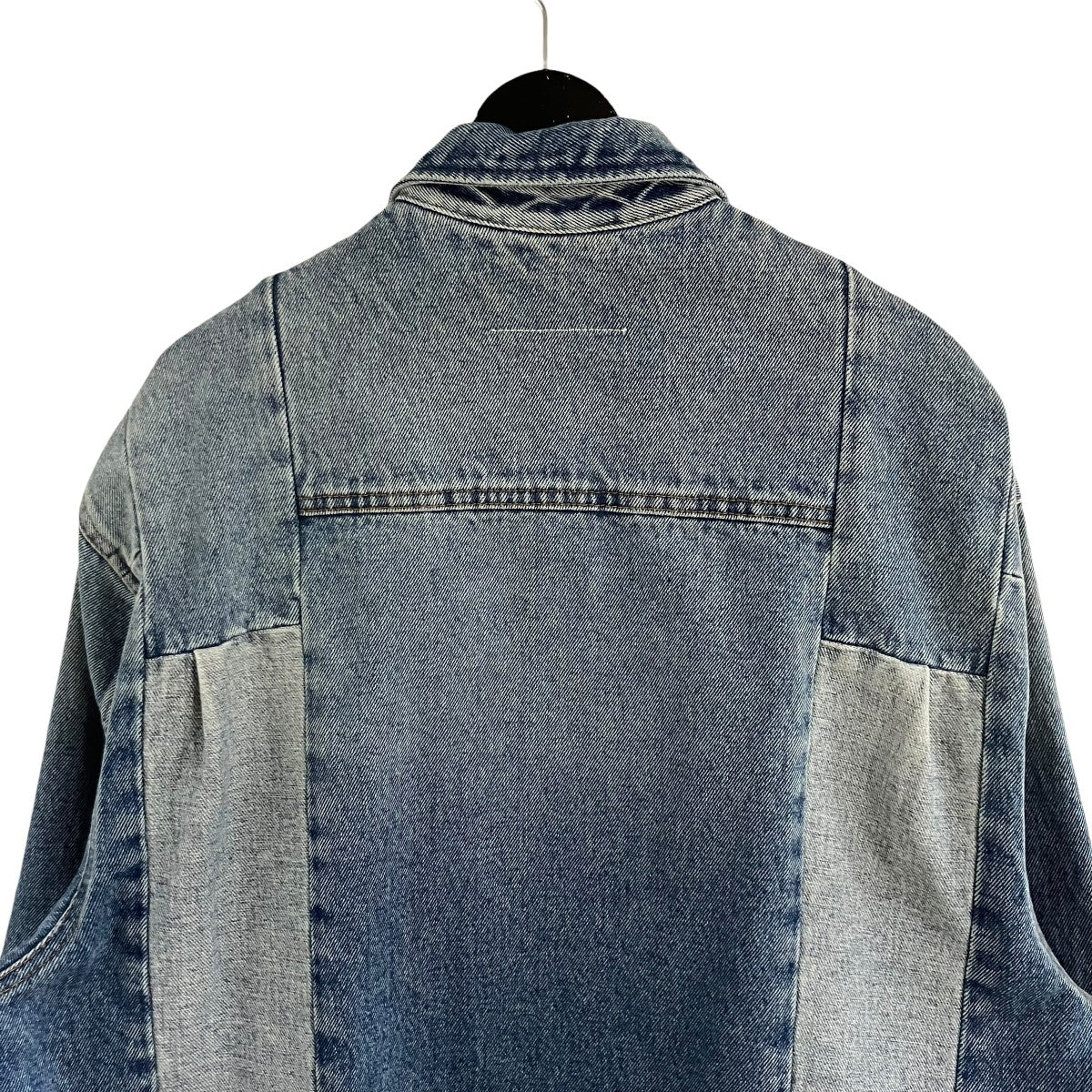 MM6 Maison Margiela リビルドロングデニムシャツワンピース 古着・中古-4枚目のアイテム画像