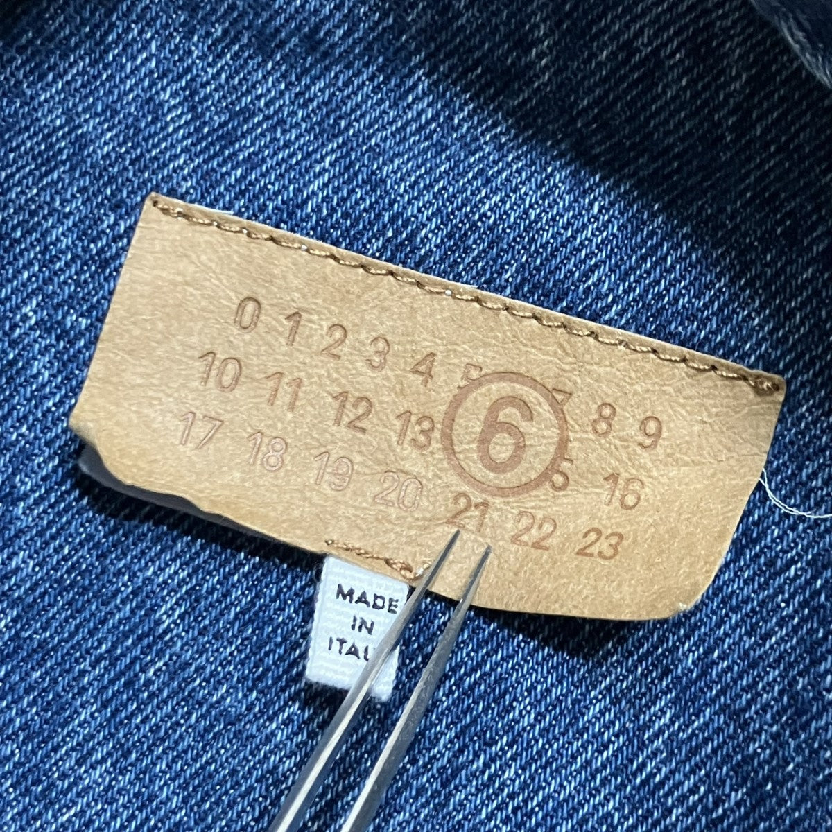 MM6 Maison Margiela リビルドロングデニムシャツワンピース 古着・中古-5枚目のアイテム画像