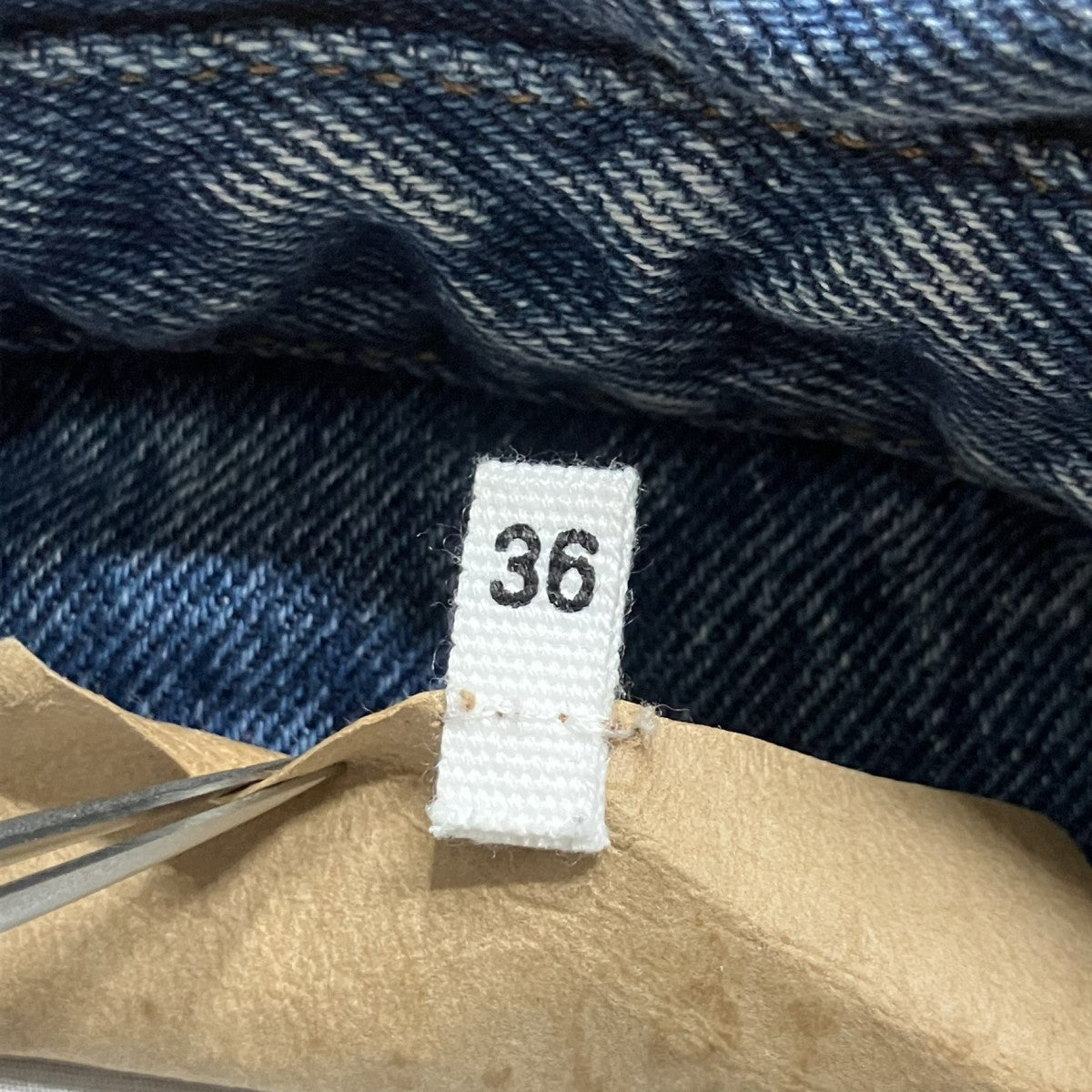 MM6 Maison Margiela リビルドロングデニムシャツワンピース 古着・中古-6枚目のアイテム画像