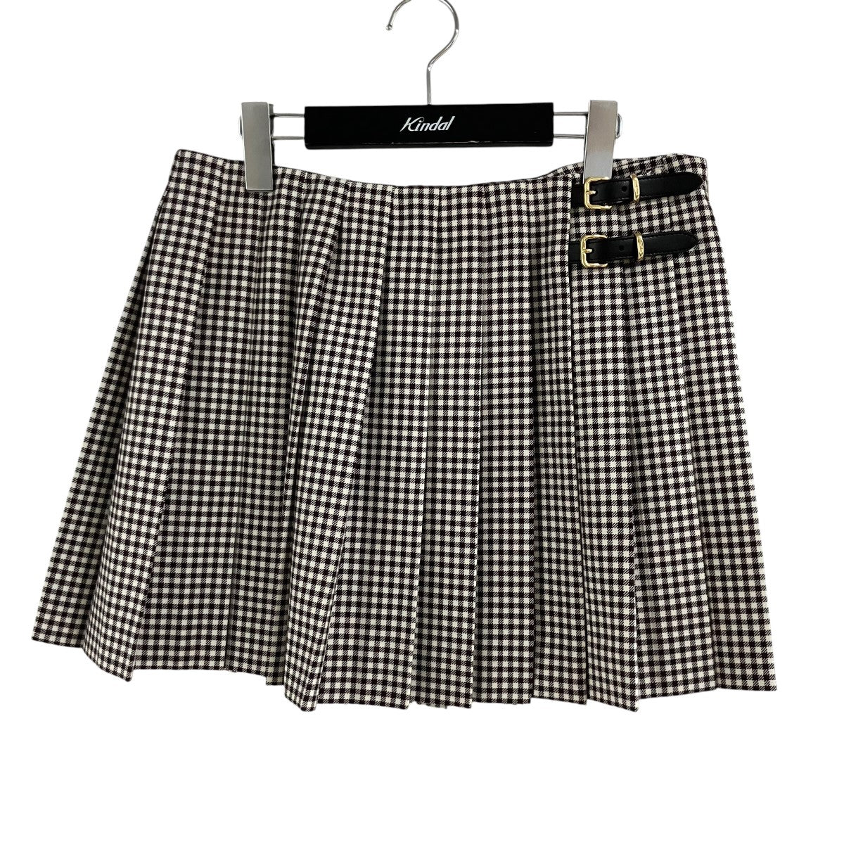 MIU MIU チェックスカート 古着・中古-1枚目のアイテム画像
