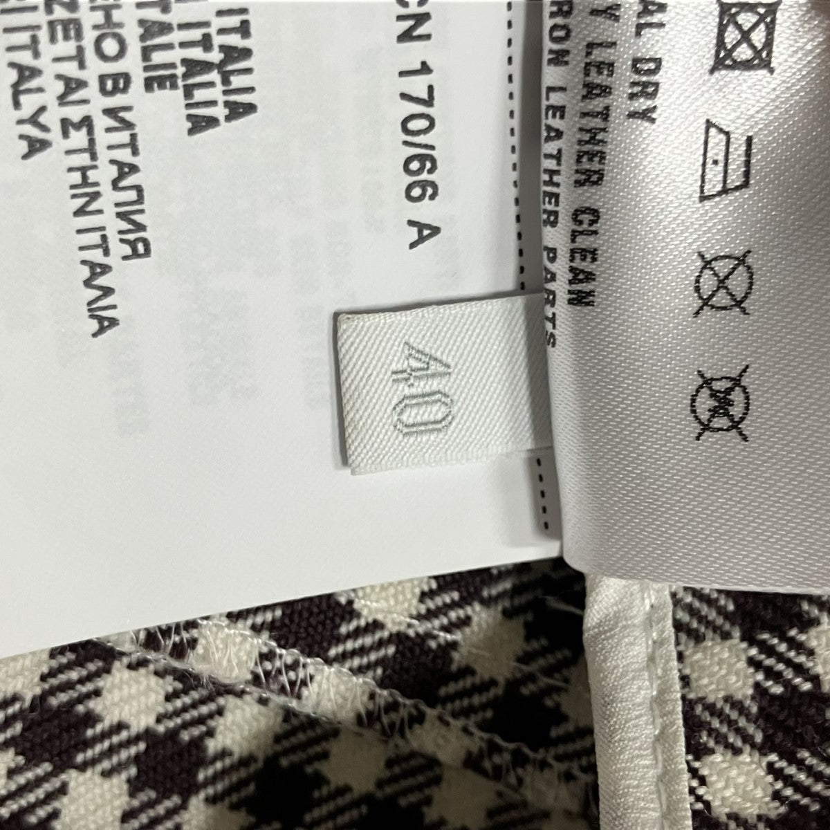 MIU MIU チェックスカート 古着・中古-6枚目のアイテム画像