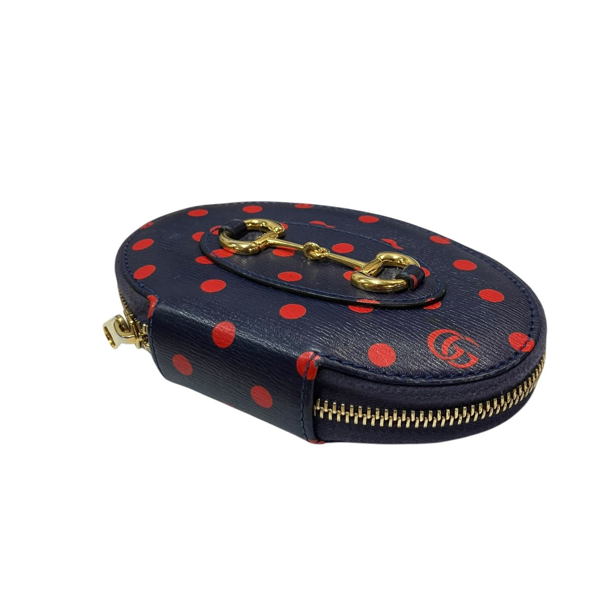 GUCCI ホースビット ドット オーバルウォレット 財布 古着・中古-3枚目のアイテム画像