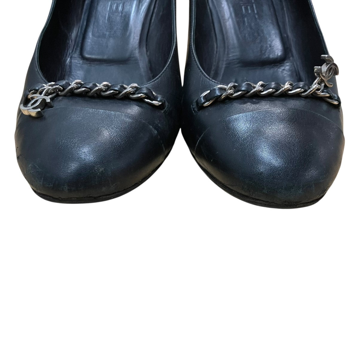 CHANEL チェーンパンプス 古着・中古-7枚目のアイテム画像