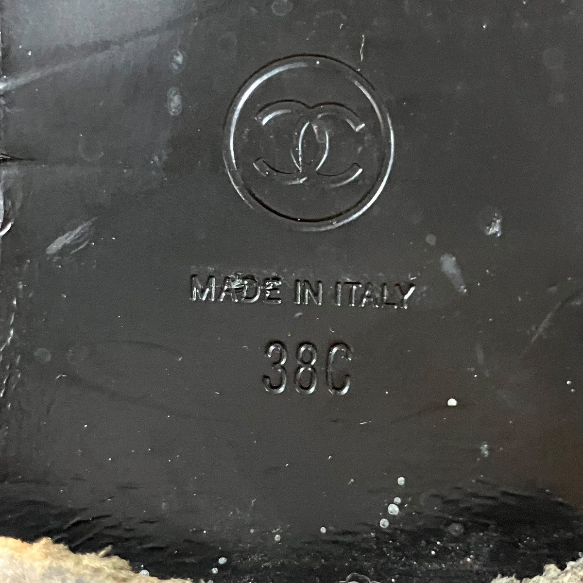 CHANEL レザーロングブーツ 古着・中古-8枚目のアイテム画像