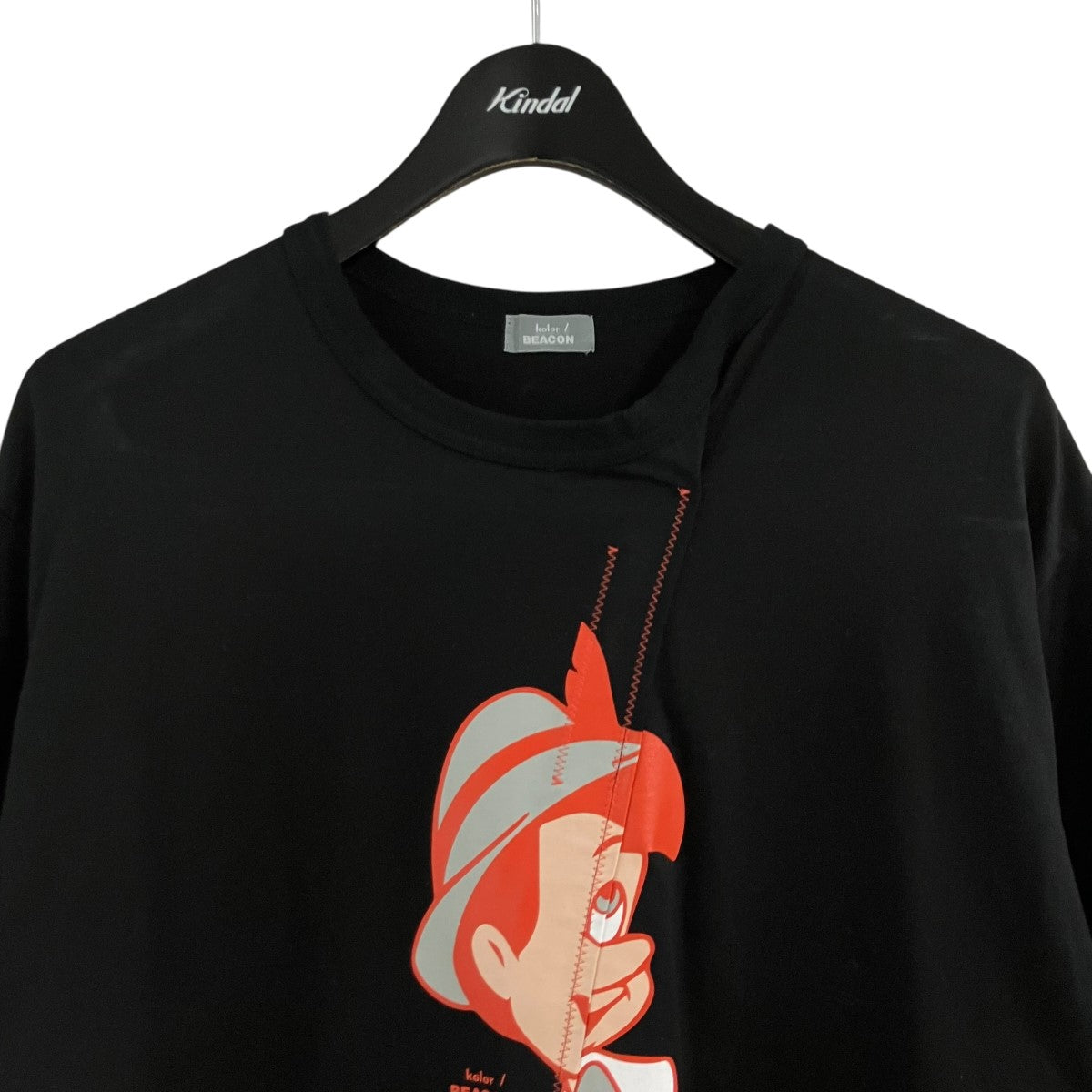 kolor／BEACON(カラー／ビーコン) ピノキオプリント再構築Tシャツ