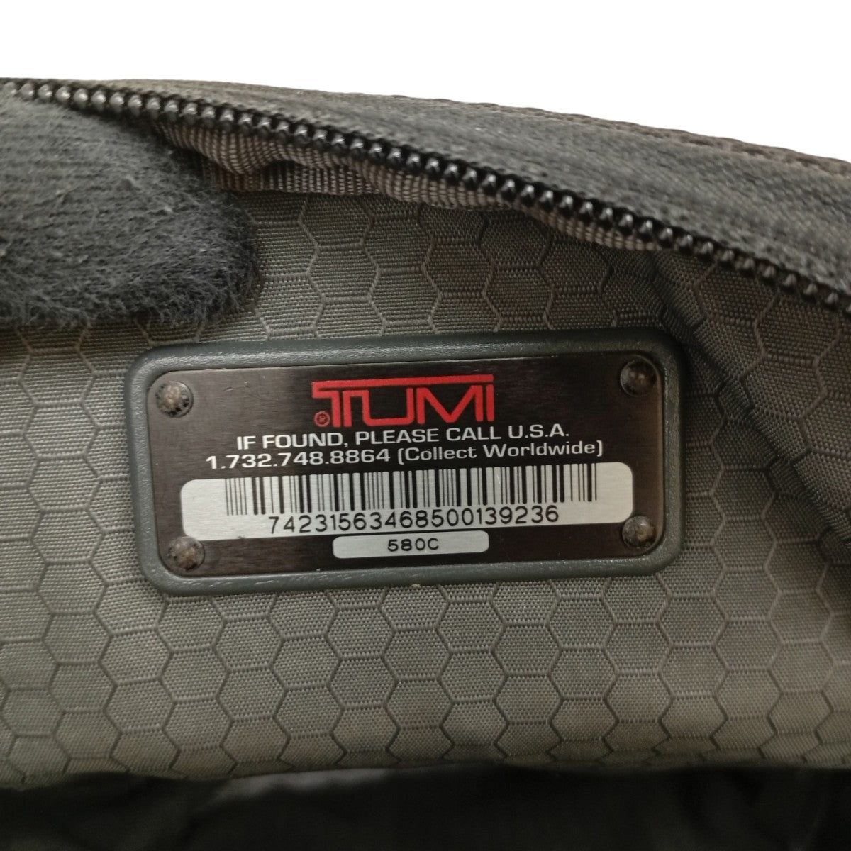 TUMI ミニショルダーバッグ580C 古着・中古-7枚目のアイテム画像