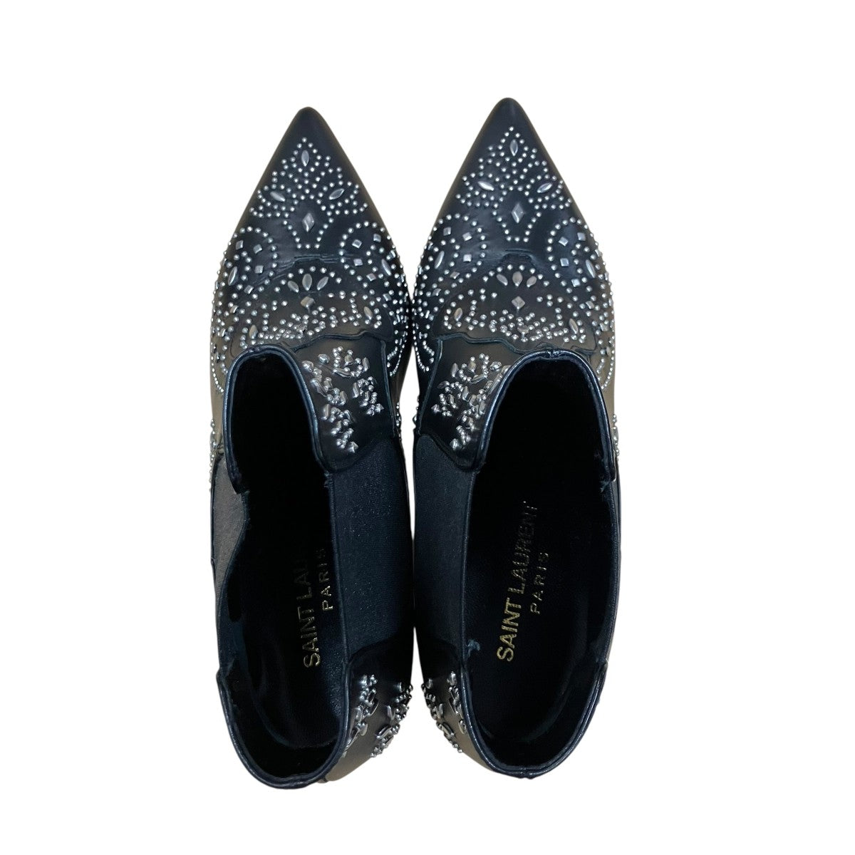 Saint Laurent Paris サイドゴアヒールブーツ 古着・中古-6枚目のアイテム画像