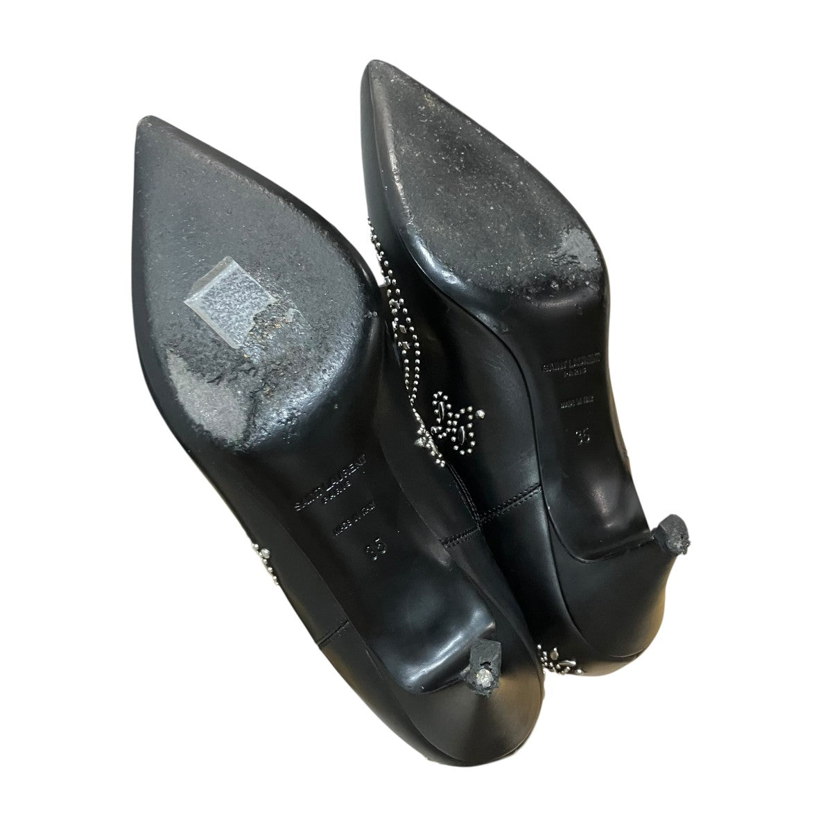 Saint Laurent Paris サイドゴアヒールブーツ 古着・中古-7枚目のアイテム画像