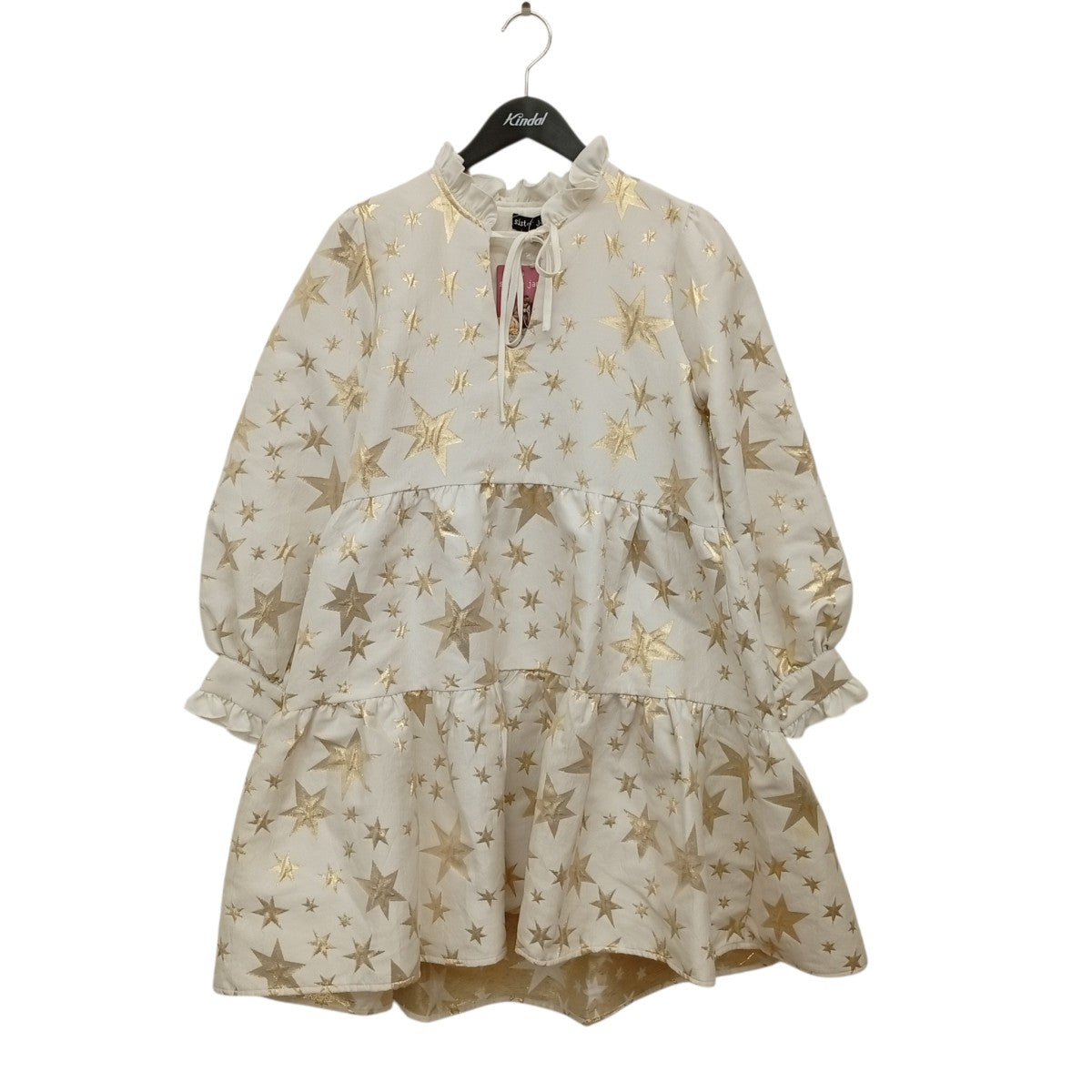 Sister Jane スター柄ワンピース20SJ00DR1099CRM 古着・中古-1枚目のアイテム画像