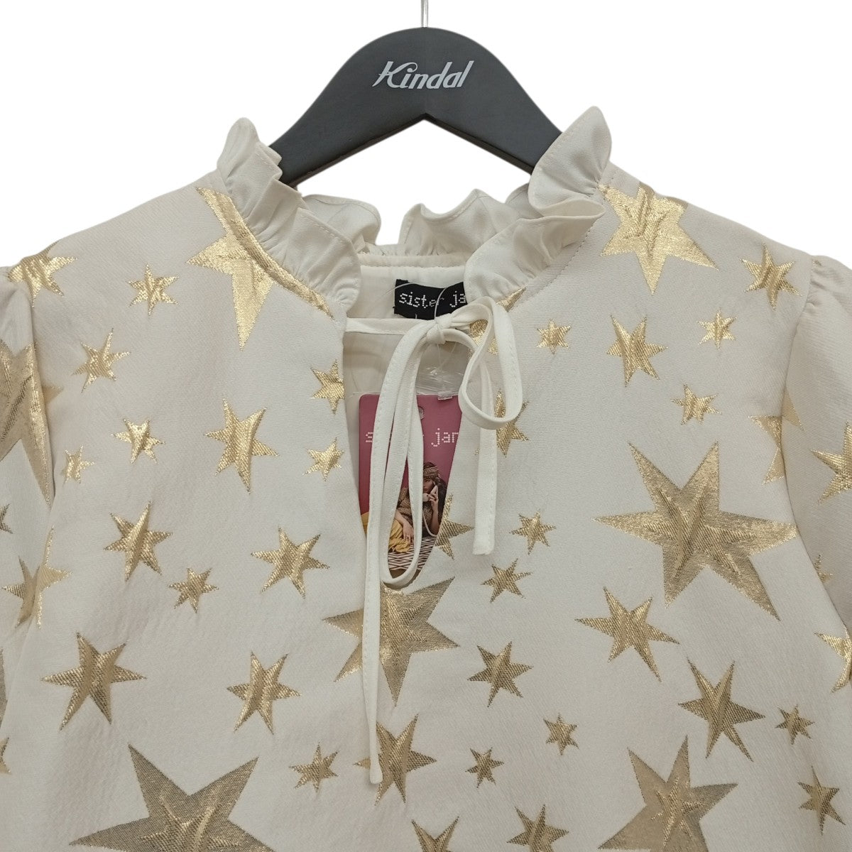 Sister Jane スター柄ワンピース20SJ00DR1099CRM 古着・中古-5枚目のアイテム画像