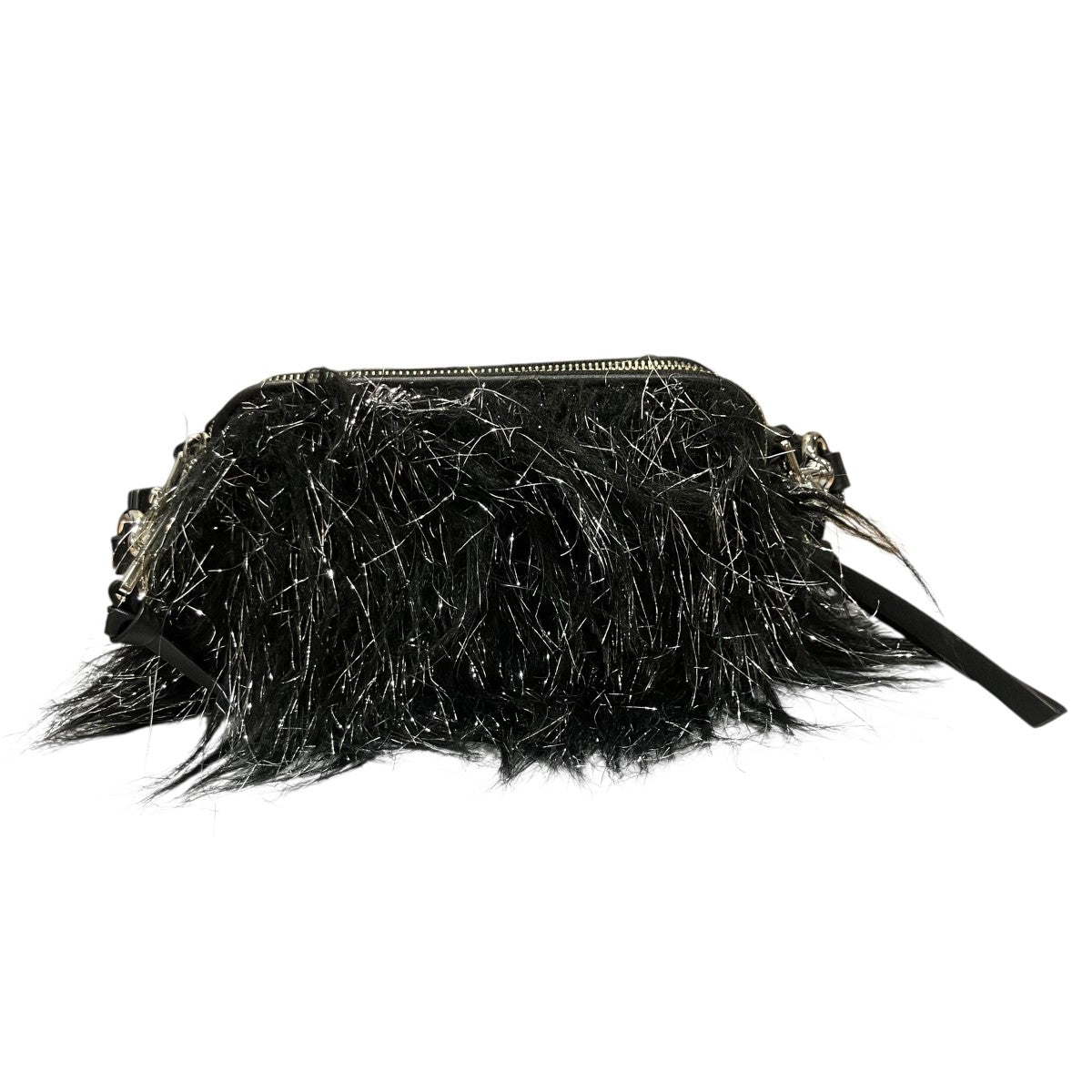 【美品】マークバイマークジェイコブス ドットフェイクファージャケット S相当 MARC JACOBS(マークジェイコブス) フェイクファースナップショット