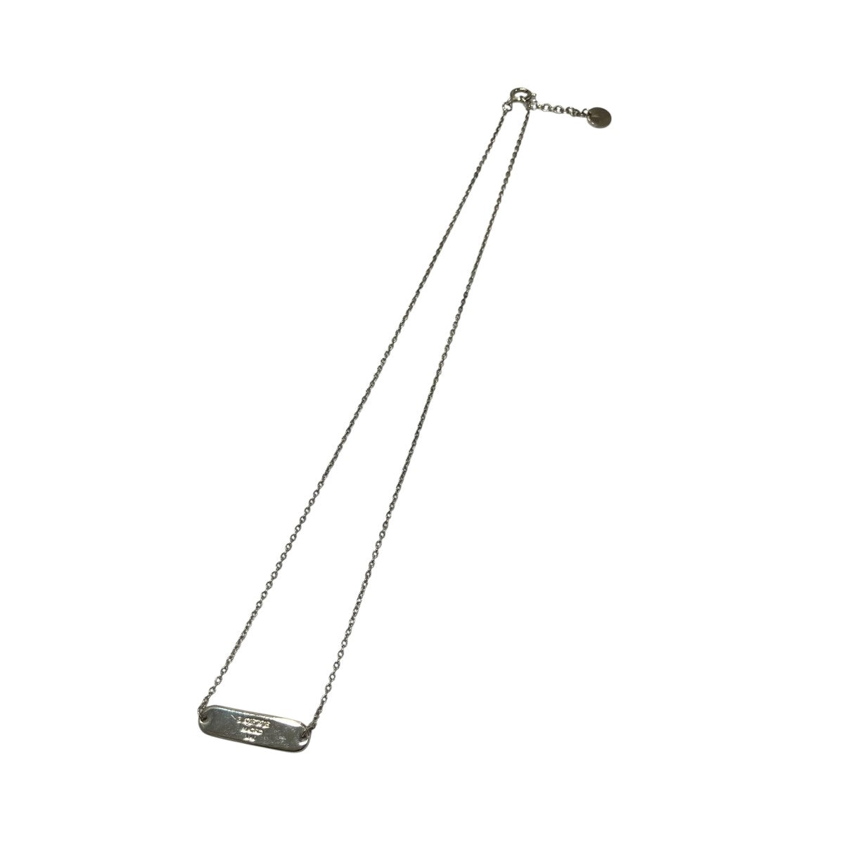LOEWE ロゴプレートネックレス 古着・中古-1枚目のアイテム画像