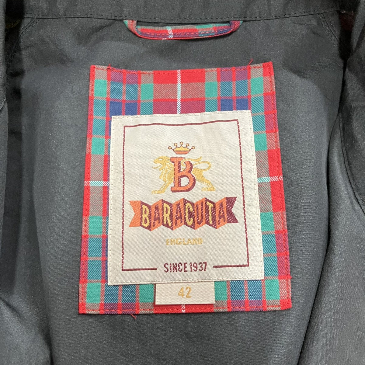 BARACUTA G9 ボックスジャケット ジップブルゾン 古着・中古-5枚目のアイテム画像