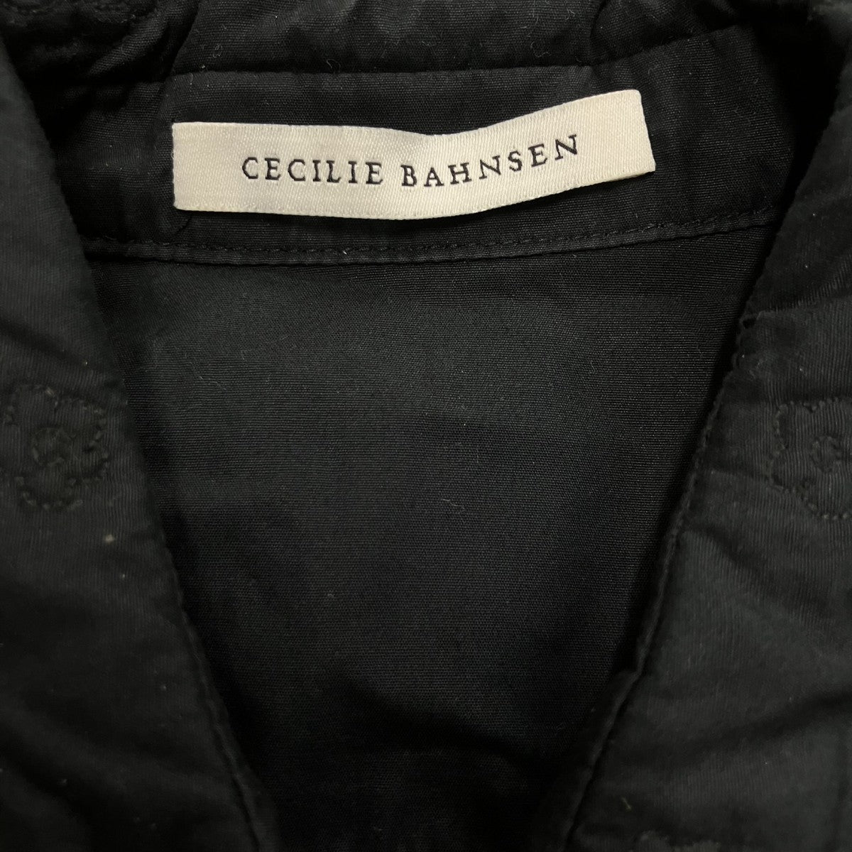 Cecilie Bahnsen フラワーカラー半袖ブラウス 古着・中古-5枚目のアイテム画像