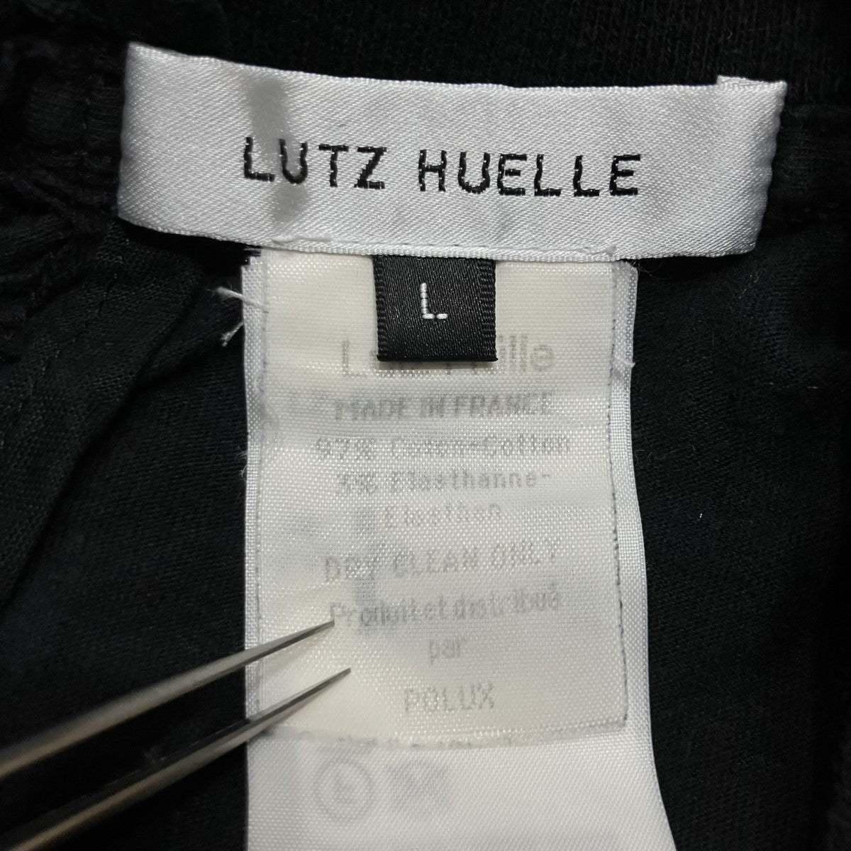 LUTZ HUELLE メッシュ切替カットソー 古着・中古-5枚目のアイテム画像