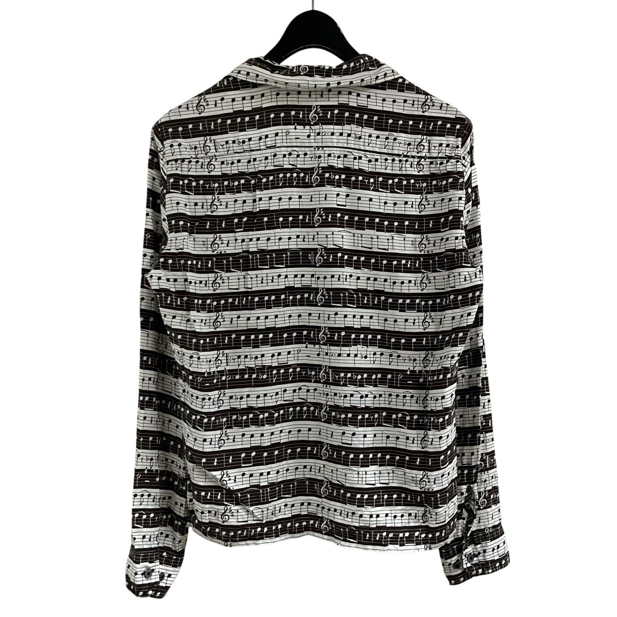Hysteric Glamour 音符柄シャツ 古着・中古-3枚目のアイテム画像