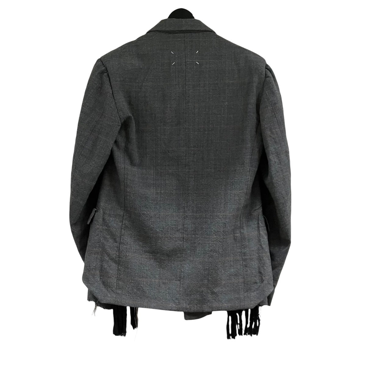 Maison Margiela ツイードチェックテーラードジャケット 古着・中古-3枚目のアイテム画像