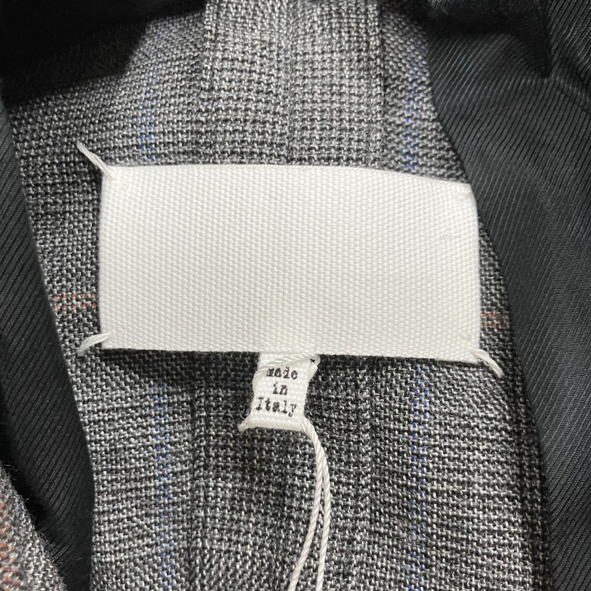 Maison Margiela ツイードチェックテーラードジャケット 古着・中古-5枚目のアイテム画像