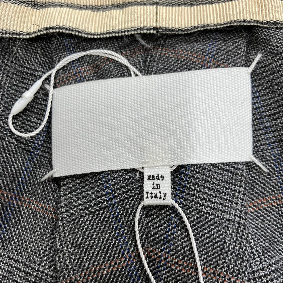 Maison Margiela ツイードチェックスラックス 古着・中古-6枚目のアイテム画像