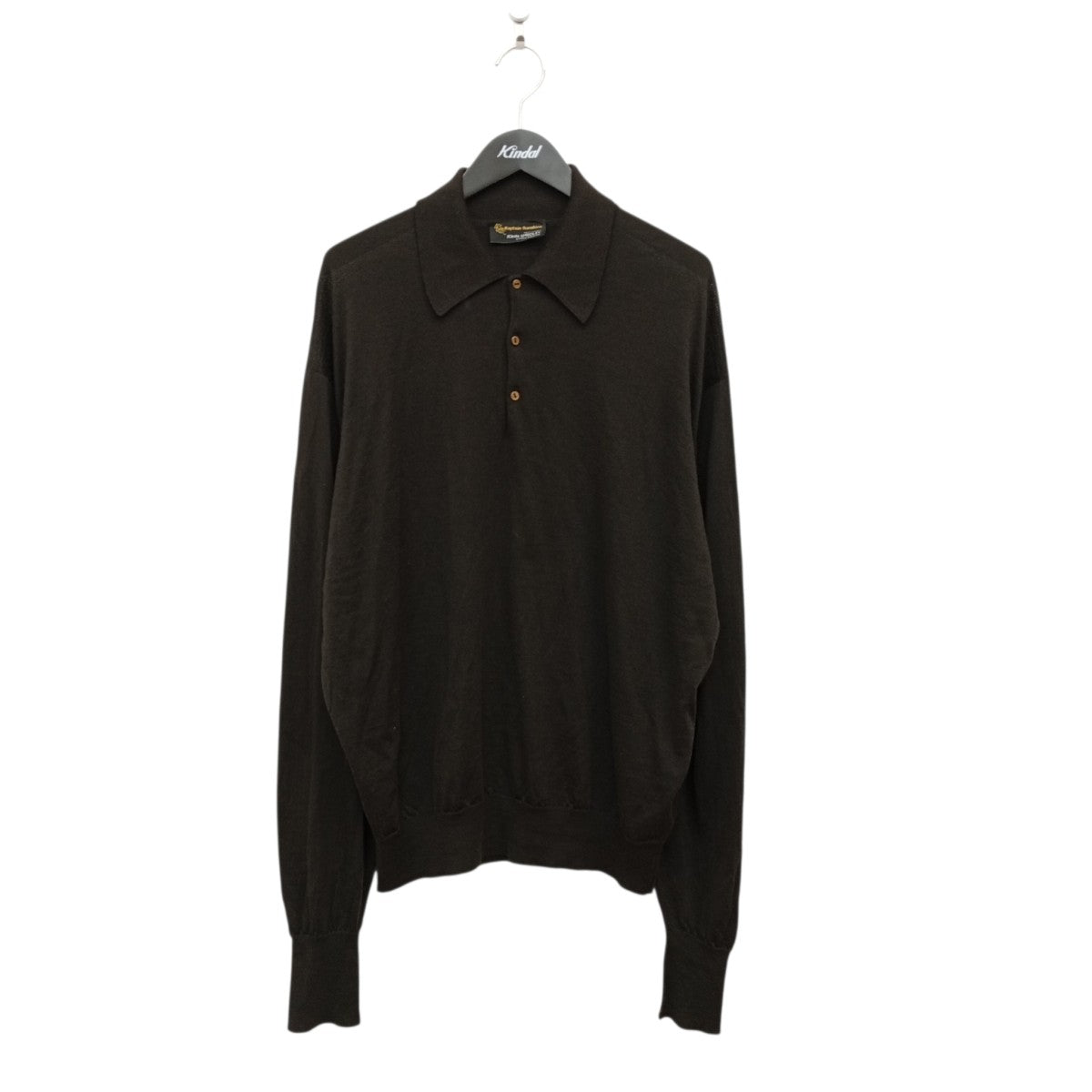 KAPTAIN SUNSHINE×JOHN SMEDLEY ロングスリーブポロシャツ 古着・中古-1枚目のアイテム画像