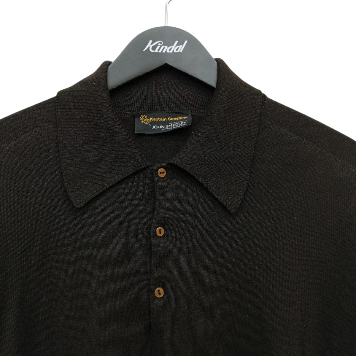 KAPTAIN SUNSHINE×JOHN SMEDLEY ロングスリーブポロシャツ 古着・中古-6枚目のアイテム画像