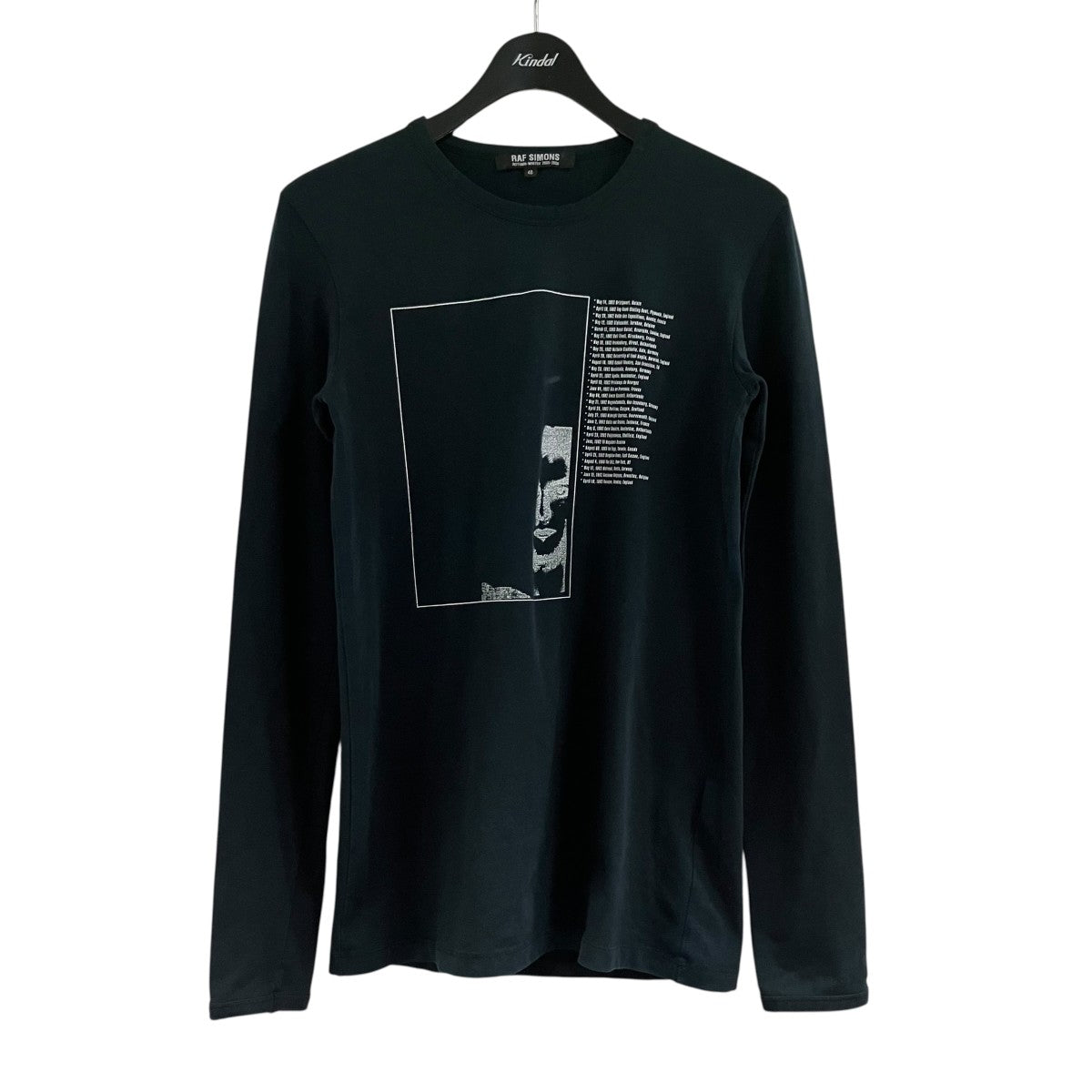 RAF SIMONS 05 ポルターガイスト期 プリントカットソー 古着・中古-1枚目のアイテム画像