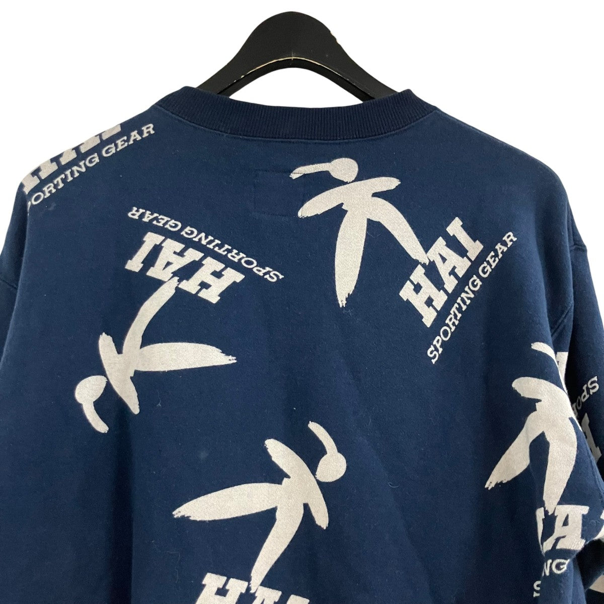 総柄クルーネックスウェット