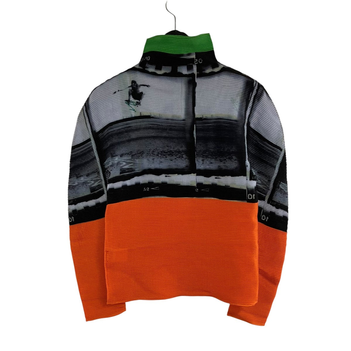 me ISSEY MIYAKE プリントプリーツハイネックカットソー 古着・中古-3枚目のアイテム画像