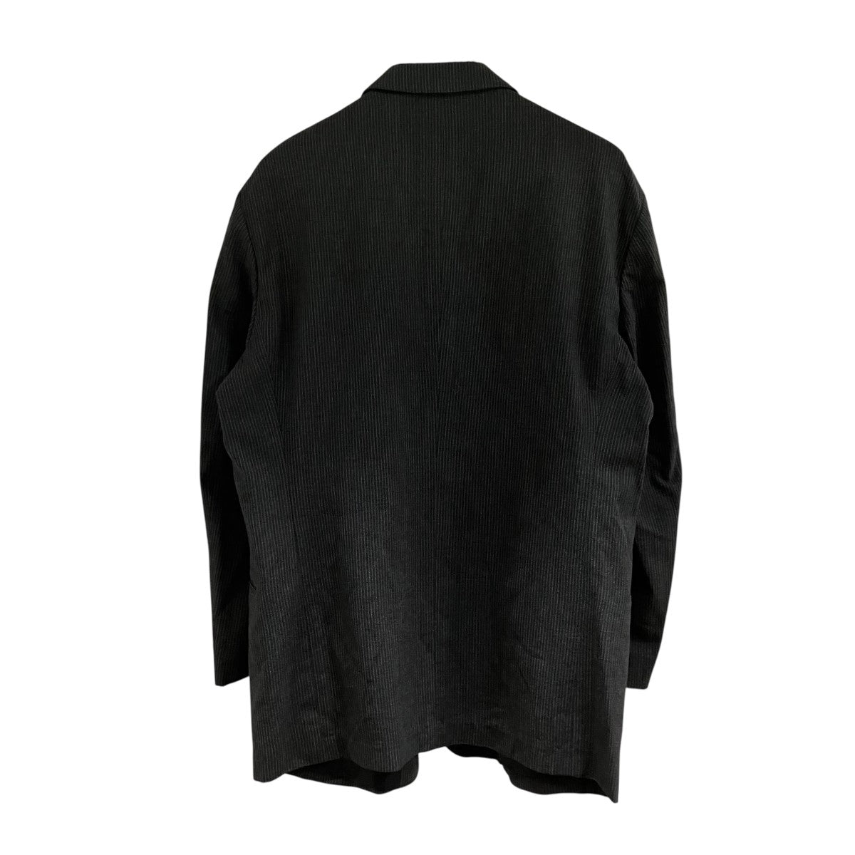 YOHJI YAMAMOTO×D’URBAN ストライプテーラードジャケット 古着・中古-3枚目のアイテム画像