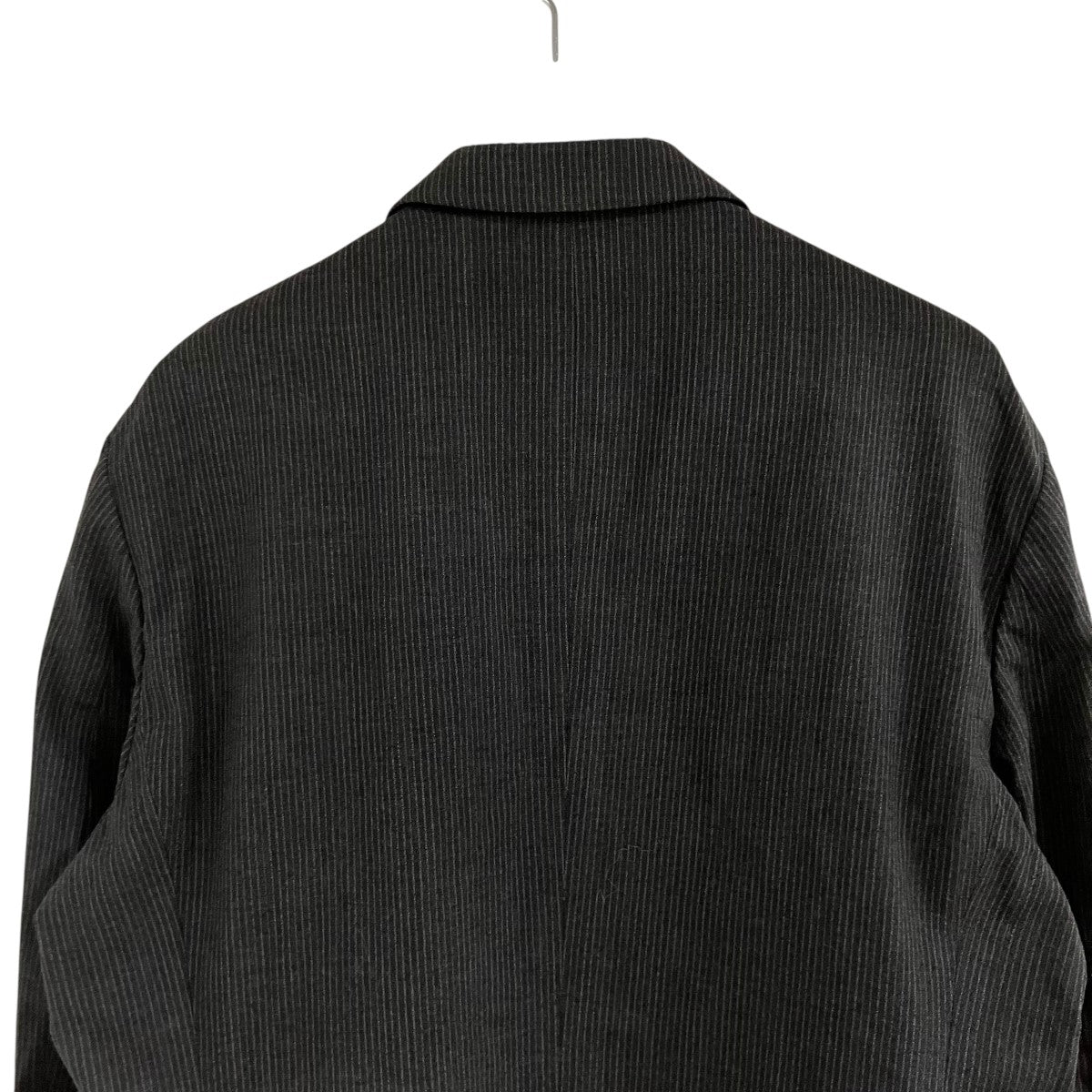 YOHJI YAMAMOTO×D’URBAN ストライプテーラードジャケット 古着・中古-4枚目のアイテム画像